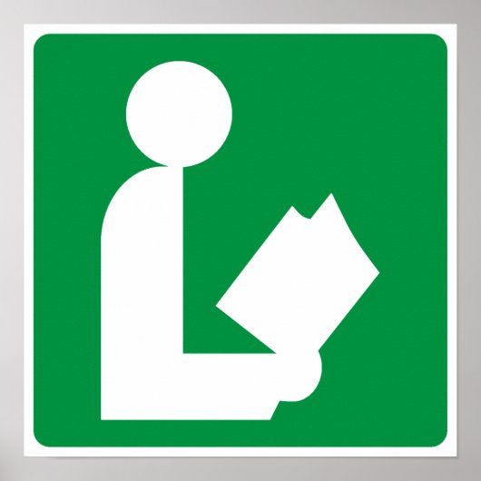 Highway-teken bibliotheek poster (Voorkant)