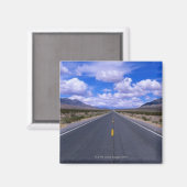 Highway Through Death Valley, Californië Magneet (Voorkant / Achterkant)