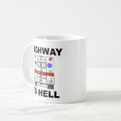 Highway to Hell Ambulance - Cup Koffiemok (Voorkant links)