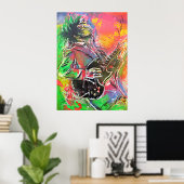 Highway to hell - the feel of music by RobSky Poster (Thuiskantoor)