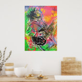 Highway to hell - the feel of music by RobSky Poster (Keuken)