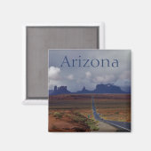 Highway to Monument Valley Arizona Magneet (Voorkant / Achterkant)