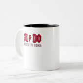 Highway to shell tweekleurige koffiemok (Voorkant links)