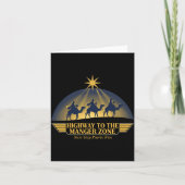 Highway To The Manger Zone Es Magos Next Stop Puer Kaart (Voorkant)