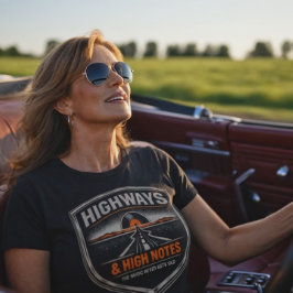 Highways & High Notes – Chrome Revival T-shirt