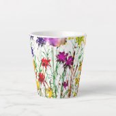 Highwood Wildbloemen Latte Lovitude Cup Latte Mok (Voorkant)