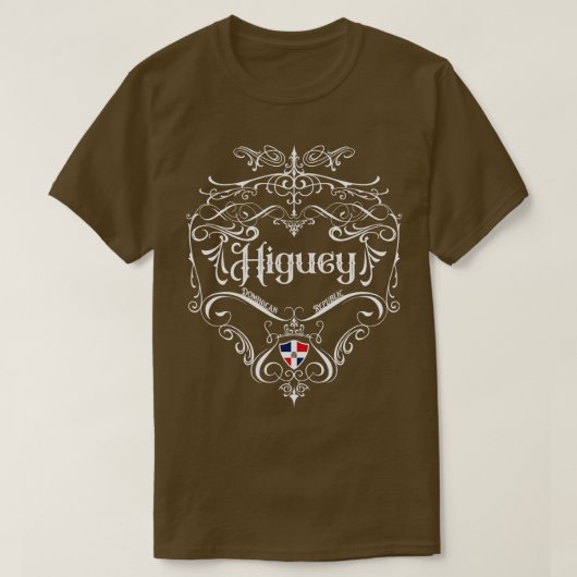 Higuey  ontwerp 1 t-shirt (Design voorkant)