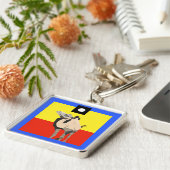 HiHo Square Sleutelhanger (Zijkant)