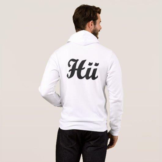 HII HOODIE (Achterkant volledig)