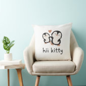 hii kitty cute pillowcase kussen (Stoel)