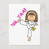 Hii Yaa Karate Briefkaart (Voorkant)