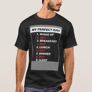 HIIT Workout Hoge Intensiteit Interval Training Sp T-shirt