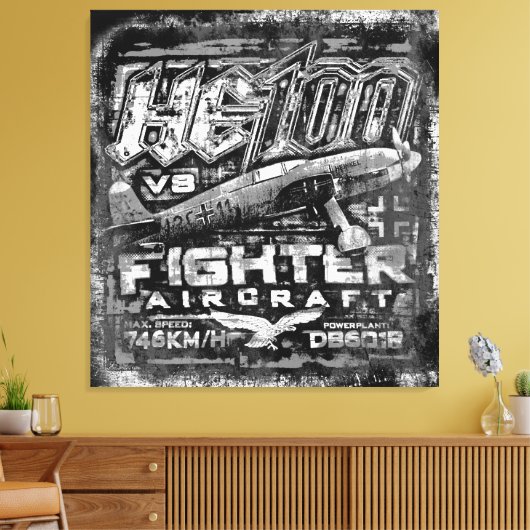 Hij 100 V8 Canvas Afdruk (Insitu (Woonkamer))