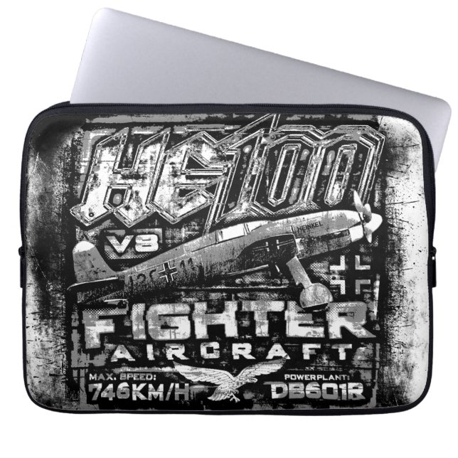 Hij 100 V8 Laptop Sleeve (Voorkant)