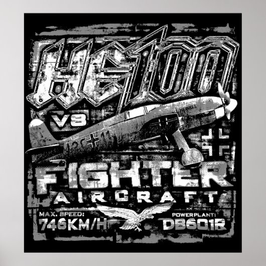 Hij 100 V8 Poster (Voorkant)