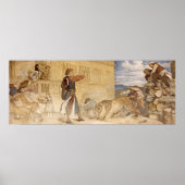 Hij behandelde de Lions alsof hij een grapje maakt Poster (Voorkant)