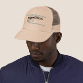 Hij bezit de runder Trucker hoed Pet (In situ)