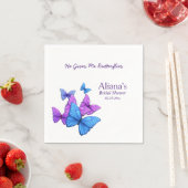 Hij bezorgt haar vlinders Bruidsfeest Elegant Servet (Insitu)