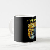 Hij breekt de koffie-Mok Koffiemok (Voorkant links)