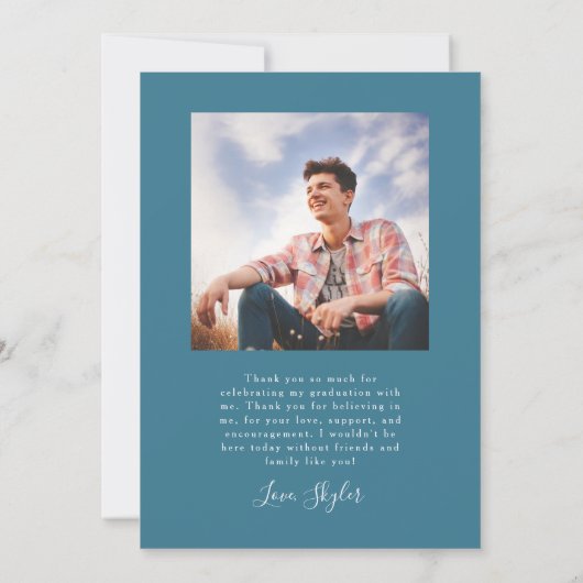 Hij deed de aankondiging van het Neon Blue Arch Af (Achterkant)