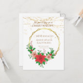 Hij deed een rondje op kerstavond kaart (Voorkant / Achterkant in situ)