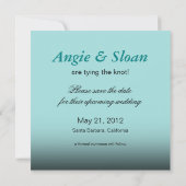 Hij deed er een ring aan - sla de Datum op Save The Date (Achterkant)