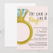 Hij deed er een ring op, Vrijgezellenfeest, Diamon Kaart (Voorkant / Achterkant)