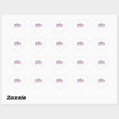 Hij deed haar een aanzoek hart sticker (Vel)