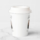 Hij deed het afstuderen van de costeengeometrische papieren bekers (Rechts)