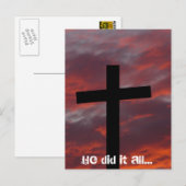 Hij deed het allemaal... briefkaart (Voorkant / Achterkant)