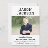 Hij deed het! Foto Afstuderen Aankondiging (Achterkant)