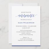 Hij deed het Moderne Afstuderen van de Jonge Manus Aankondiging (Achterkant)