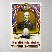 Hij deed zijn plicht poster (Voorkant)