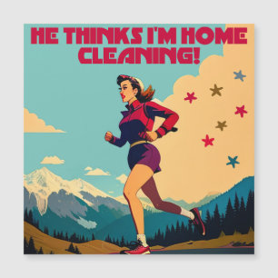 Hij denkt dat ik thuis Sassy Runner schoonmaak