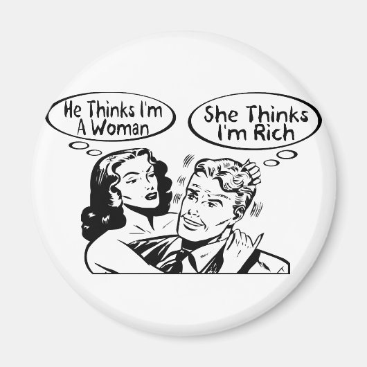 Hij denkt dat ze denkt magneet (Voorkant)