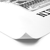 Hij die de MONSTERS bestrijdt citeert Nietzsche Poster (Hoek)