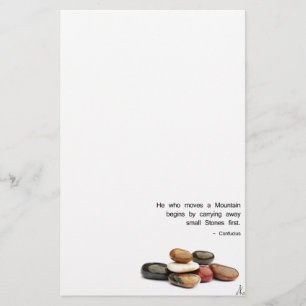 Hij die een berg beweegt... - Gokig Briefpapier