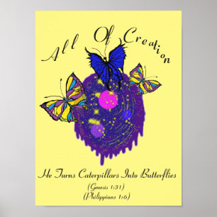 Hij die een goed werk begon, zal het afmaken poster