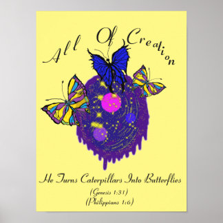 Hij die een goed werk begon, zal het afmaken poster