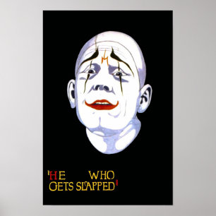 Hij die geslagen wordt 1924 Klassieke Film Poster