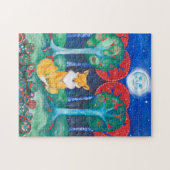 'Hij die het weet' Fairytale Woodland Fox Puzzle Legpuzzel (Horizontaal)