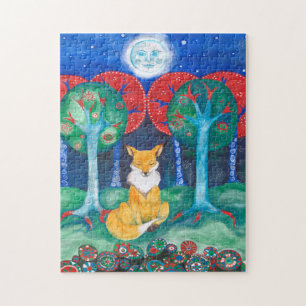 'Hij die het weet' Fairytale Woodland Fox Puzzle Legpuzzel