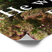 Hij die leert, leert. - Ethiopische proverb Poster (Hoek)