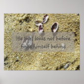 Hij die niet voor het gezegde poster kijkt (Voorkant)