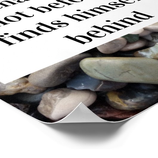 Hij die niet voor wijsheid poster citeert (Hoek)