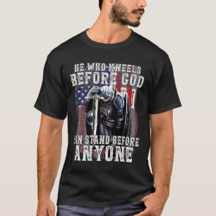 Hij die weet voor God kan staan ( T-shirt