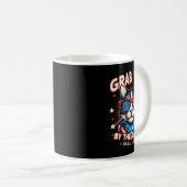 Hij door de stemming Kamala 2024 Cat Lovers USA Vl Koffiemok (Voorkant rechts)