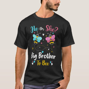 Hij en zij hebben een grote broer om het geslacht  t-shirt