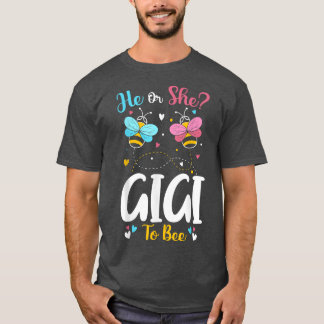 Hij en zij hebben Gigi om houder te zijn van het g T-shirt
