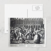 Hij en zijn dronken metgezellen verhogen briefkaart (Voorkant / Achterkant)